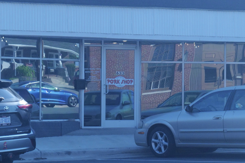Front entrance of That Little Pork Shop